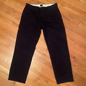 J. Crew Navy Blue Pleated Relaxed Pant *TAILORED GARMENT. SEE DESCRIPTION*